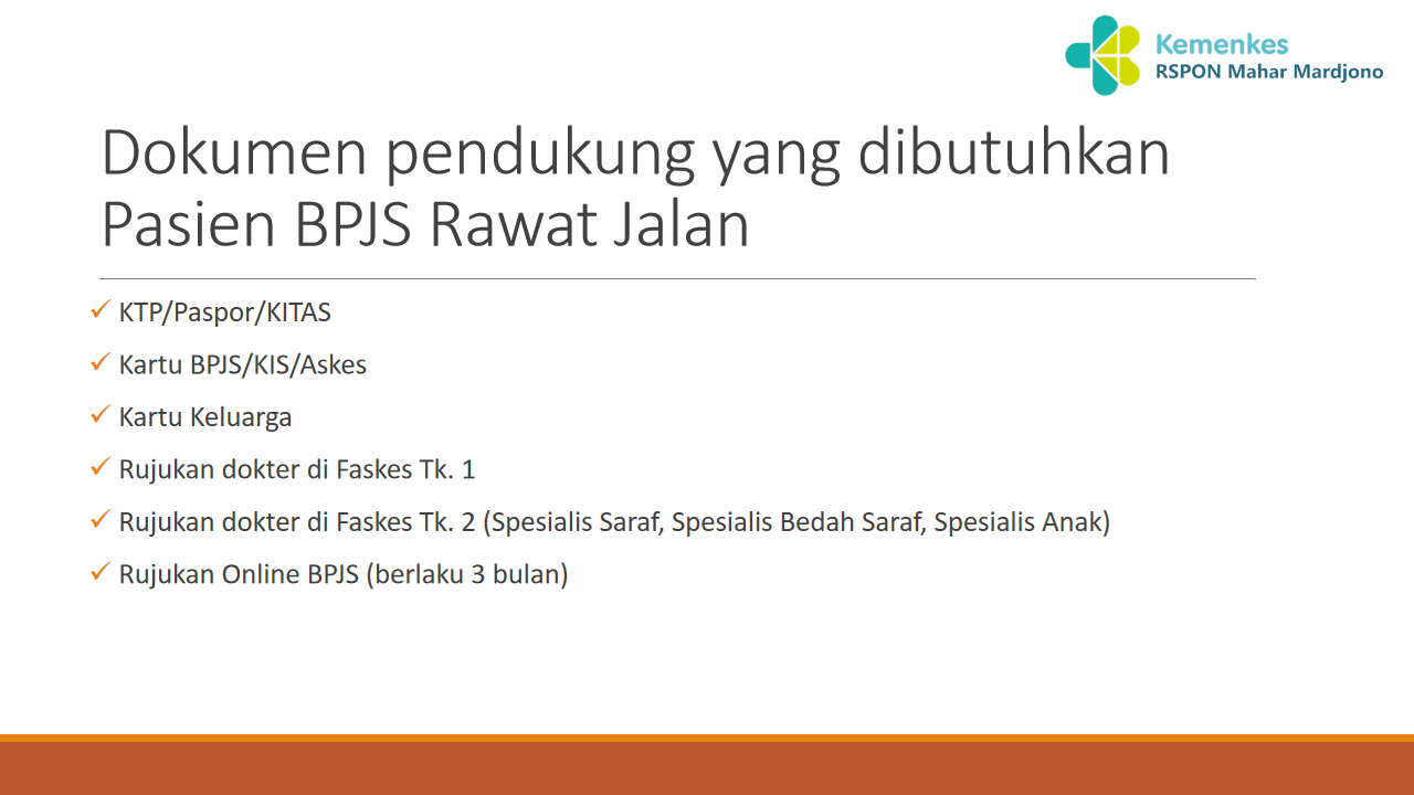 dokumen pendukung pasien BPJS rawat jalan